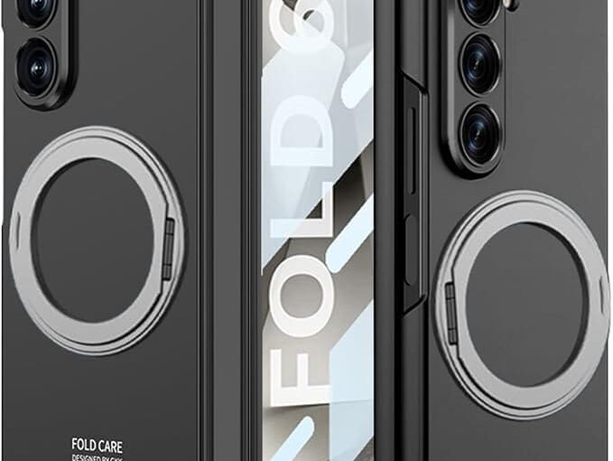Samsung Z Fold 6 2024 Case with Magnetic Ring Stand