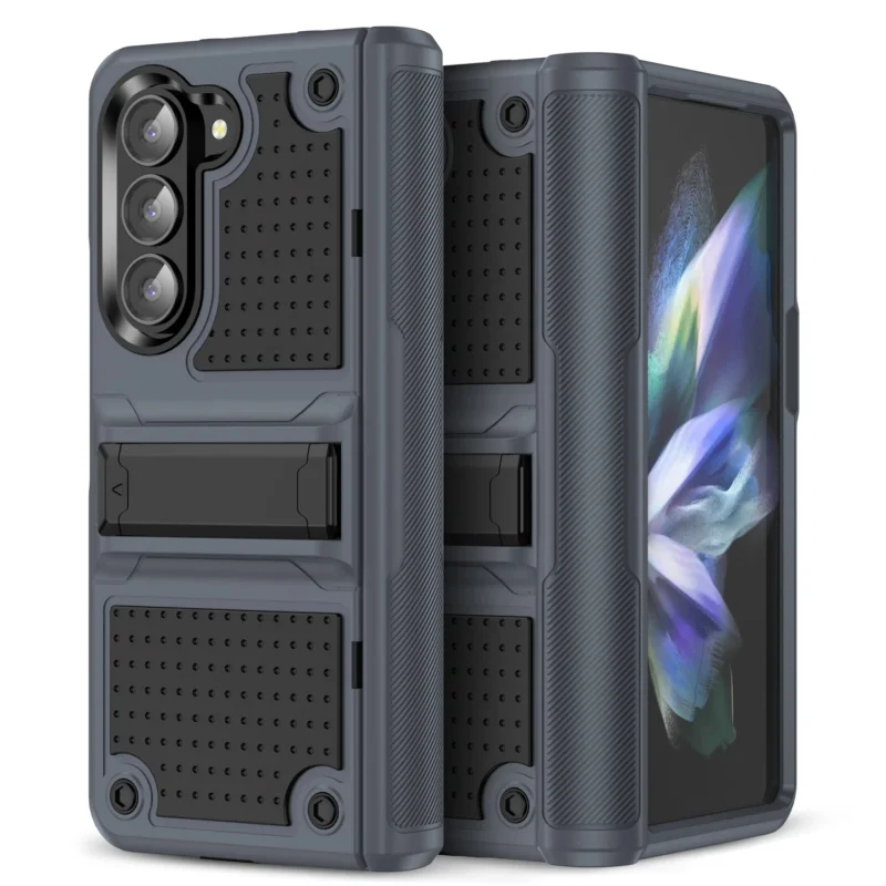 Shockproof Strong Case for Samsung Galaxy Z Fold 6 5 fold6 Fold5 5G Zfold5 Kickstand Hinge Protection Covers