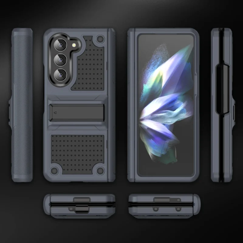 Shockproof Strong Case for Samsung Galaxy Z Fold 6 5 fold6 Fold5 5G Zfold5 Kickstand Hinge Protection Covers - Image 5