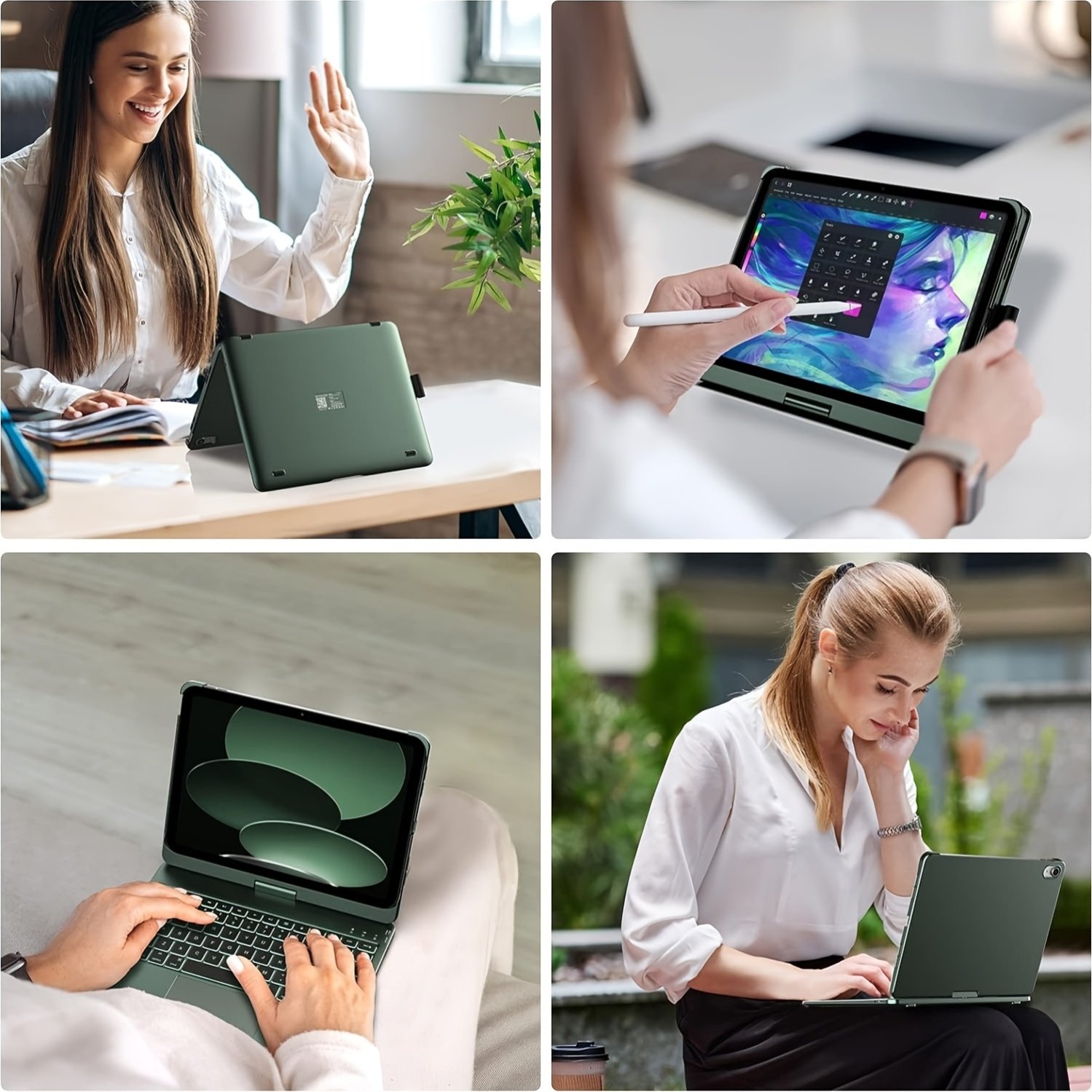 tablet case with keyboard, 360° rotatable, 7 color backlight, multi touch trackpad, light, for ipad (10.9", 2022) & ipad 11th (a16, 2025) tablet case with keyboard, 360° rotatable, 7 color backlight, multi touch trackpad, light, for ipad (10.9", 2022) & ipad 11th (a16, 2025)