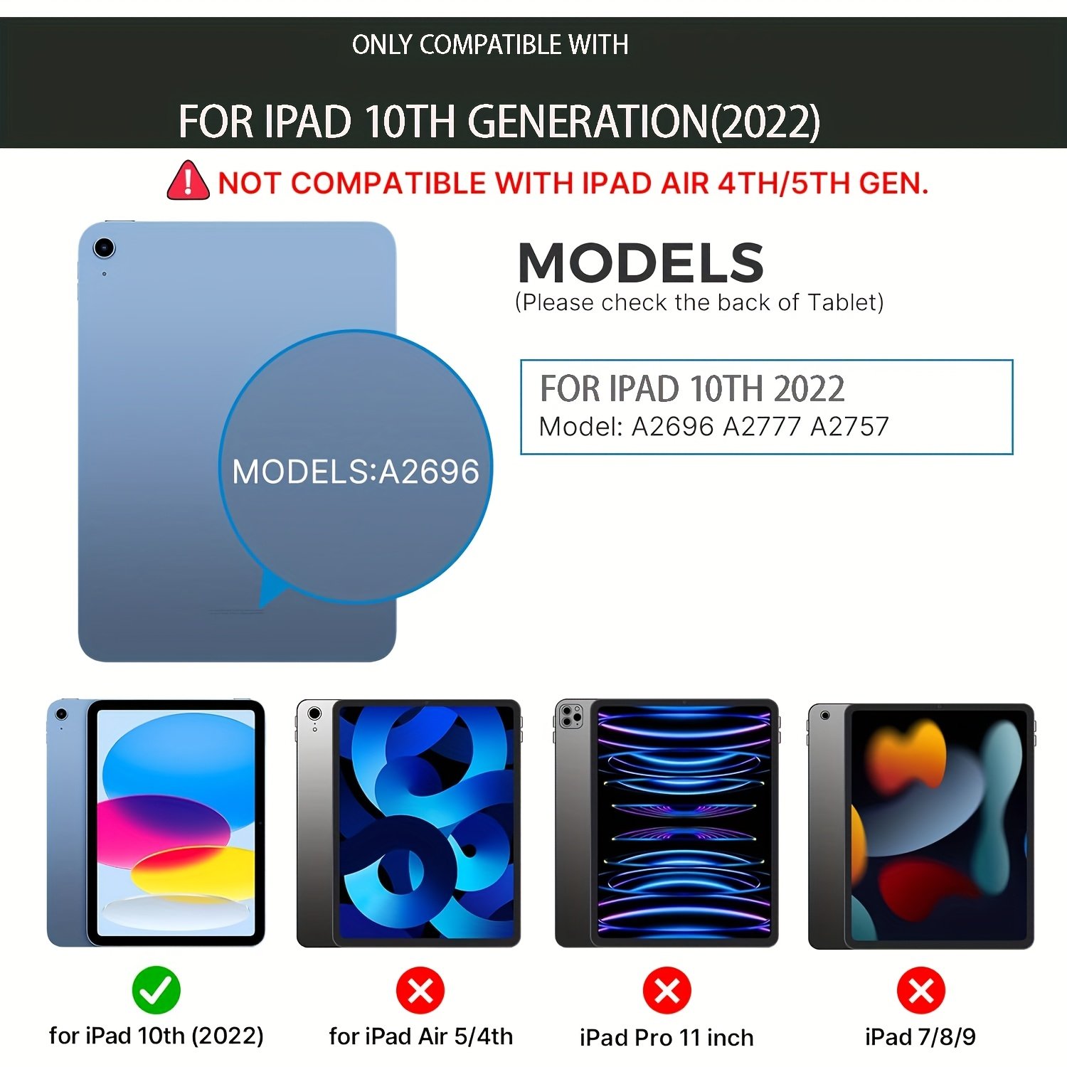 tablet case with keyboard, 360° rotatable, 7 color backlight, multi touch trackpad, light, for ipad (10.9", 2022) & ipad 11th (a16, 2025) tablet case with keyboard, 360° rotatable, 7 color backlight, multi touch trackpad, light, for ipad (10.9", 2022) & ipad 11th (a16, 2025)