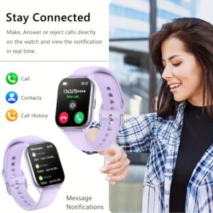 2025 new smart watch, (answer/make calls), fitness tracker with 110+ sport modes, /step monitor, pedometer, activity tracker, ladies smartwatch