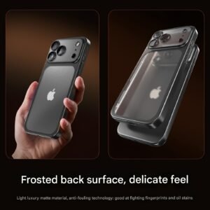 Home asus for iphone 17/iphone 17 pro/iphone 17 pro max features an integrated electroplated matte shell that is lightweight and fingerprint resistant, fully covers the camera, has a matte texture on the back, and comes in a starry orange color.